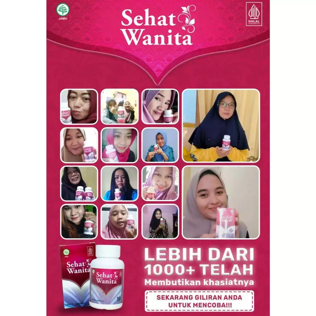 Sehat Wanita Original Isi 50 kapsul Untuk Membantu Atasi Masalah Kewanitaan dan Promil Obat Herbal Keputihan Haid Bau Gatal Benjolan 3