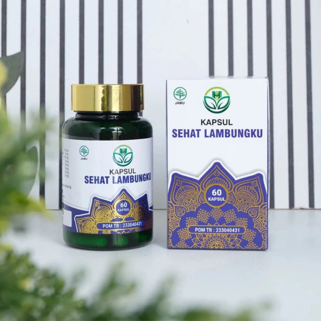 Kapsul Sehat Lambungku Asli 100% original Obat Herbal Asam Lambung Maag GERD Tukak Lambung Perih Mual Perut Kembung dan Mulas 6