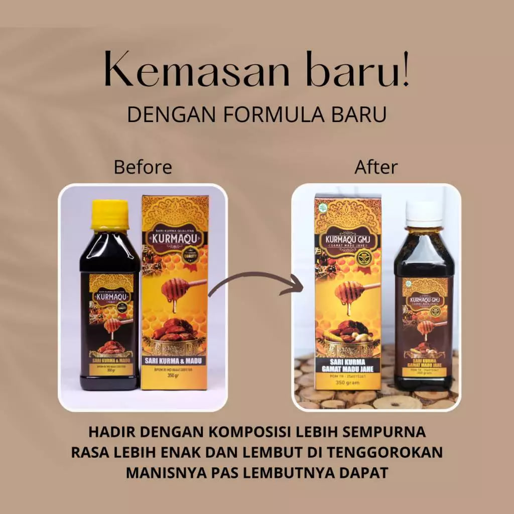 Sari Kurma Kurmaqu GMJ Asli 100% Original Obat Herbal Flek Paru Paru Asma Sesak Nafas Penambah Nafsu Makan Berat Badan Asam Lambung Maag Gerd Kolesterol Darah Tinggi Sakit Kepala Demam Batuk Berdahak Menahun Tipes Diabetes Stroke Ispa 2