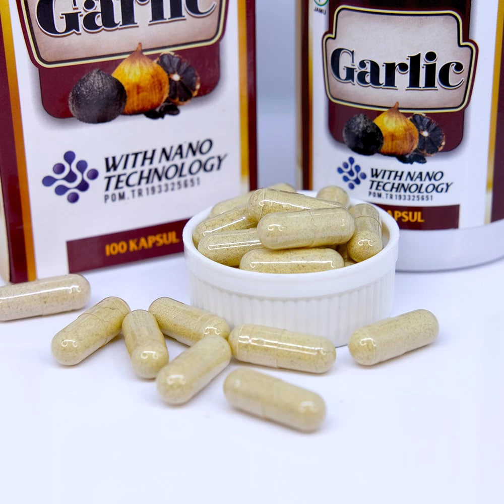 Obat Segala Jenis Benjolan Walatra Garlic Kapsul Bawang Putih Hitam Herbal Alami 3